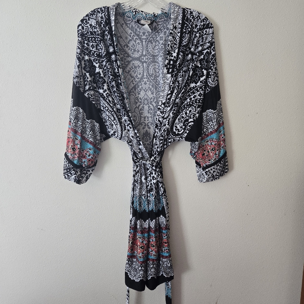 Print kimono/robe